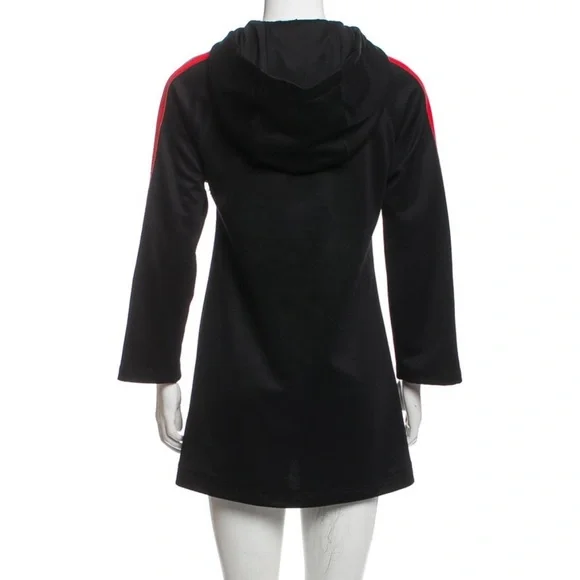 gucci hooded jersey dress WMNS) Gucci Technical Jersey Dress with Double G 'Blue Green' 681085-XJDQN-4897